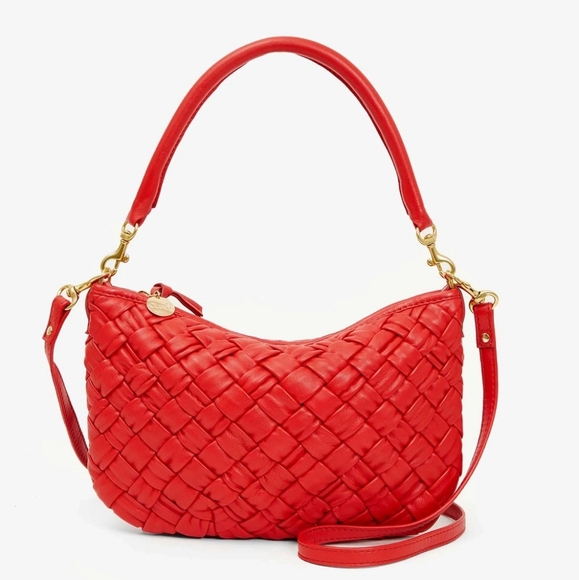 Clare V Handbags - CLARE V PETIT MOYEN BAG - ROSSA PUFFY WOVEN NAPPA LEATHER